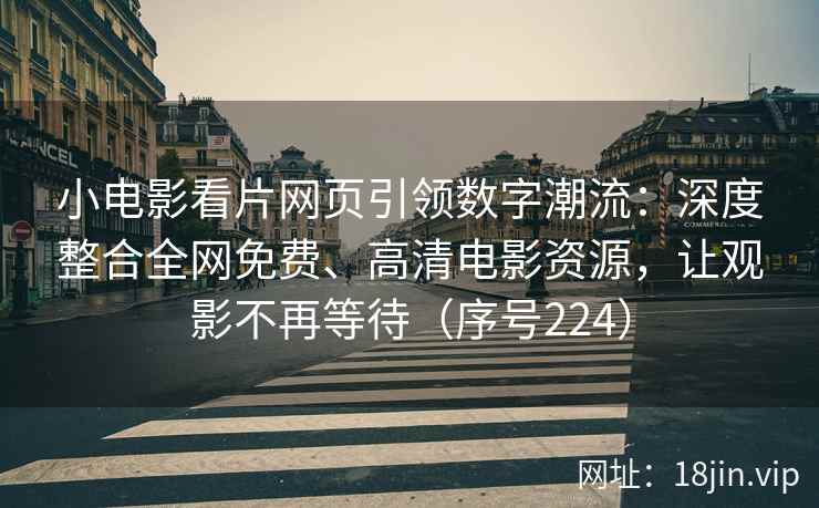 小电影看片网页引领数字潮流：深度整合全网免费、高清电影资源，让观影不再等待（序号224）  第2张
